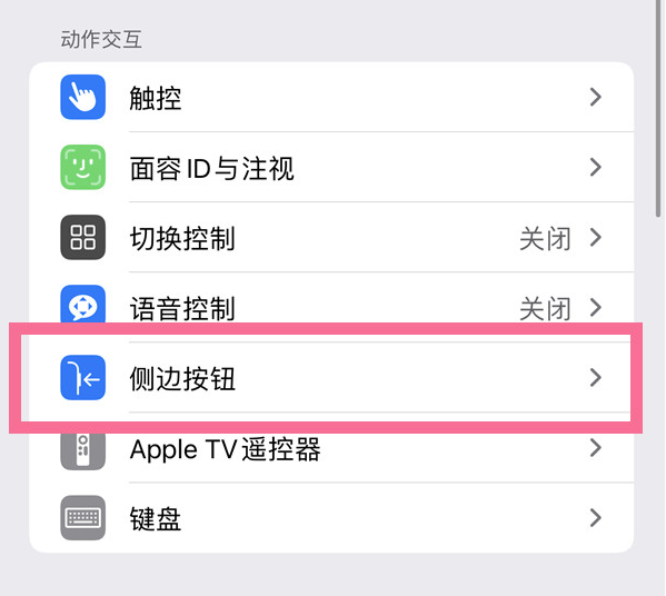 富源苹果14维修店分享iPhone14 Plus侧键双击下载功能关闭方法 