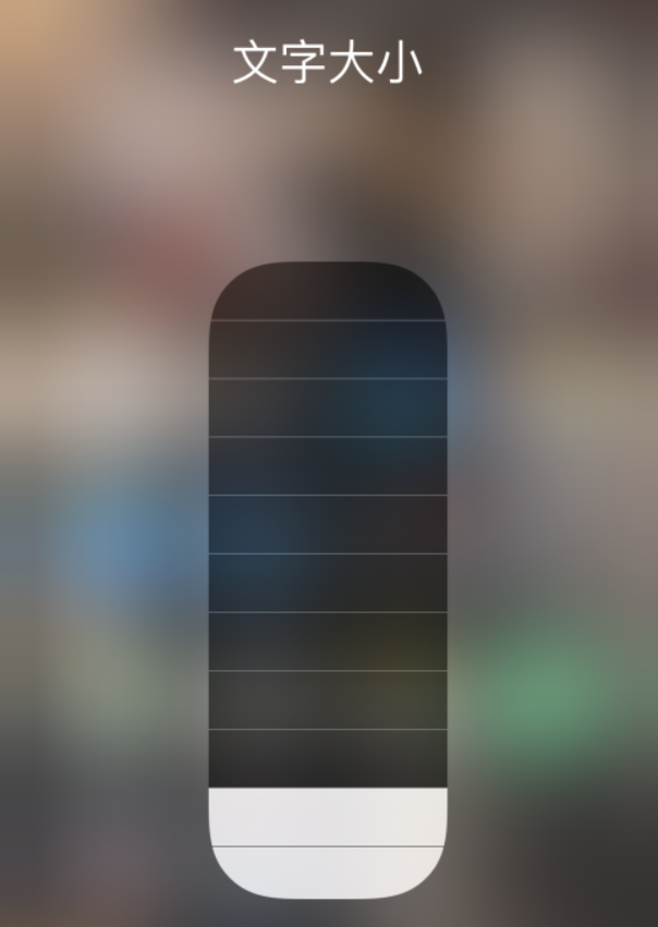 富源苹果手机维修分享小技巧：在 iPhone 控制中心快速调节字体大小 